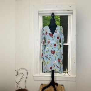 JOIE Pure Silk Tamarice Dress Size 4 in Robin's Egg Color